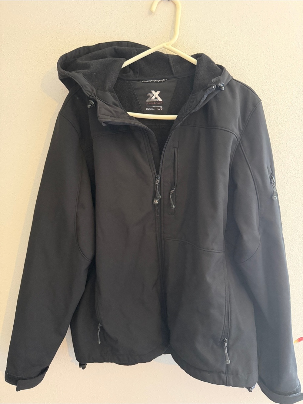 ZeroXposur Black Hooded Performance Jacket